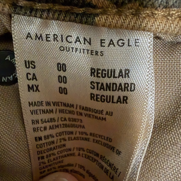 American Eagle Outfitters Leopard Print Stovepipe Stretch Ankle Jeans - Picture 4 of 6